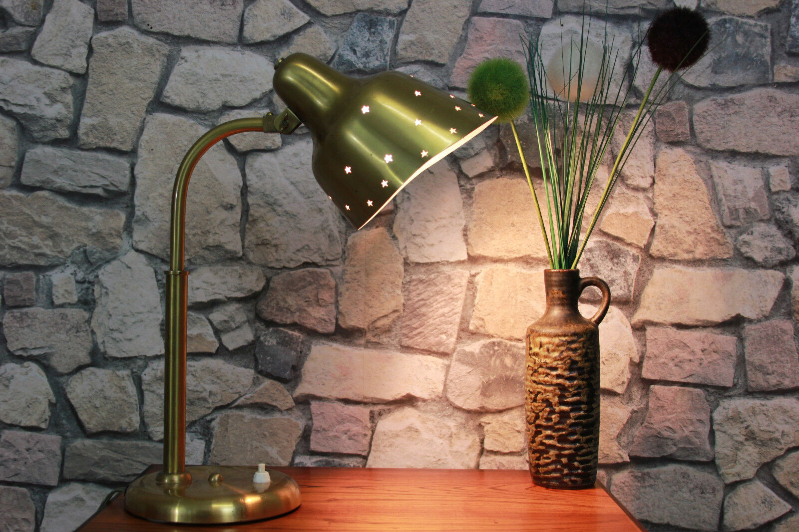 HANS BERGSTRÖM LAMPE TISCHLAMPE SWEDEN 40er