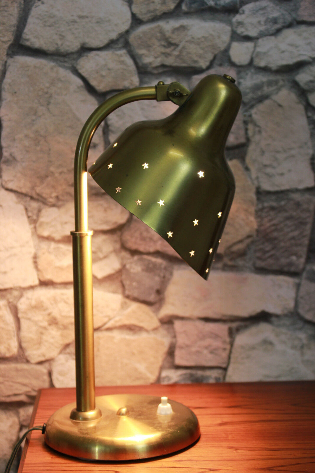 HANS BERGSTRÖM LAMPE TISCHLAMPE SWEDEN 40er